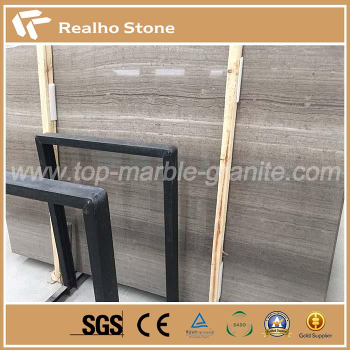 Tuam Tshoj Grey Ntoo Marble Slabs China Grey Wooden Marble Slabs