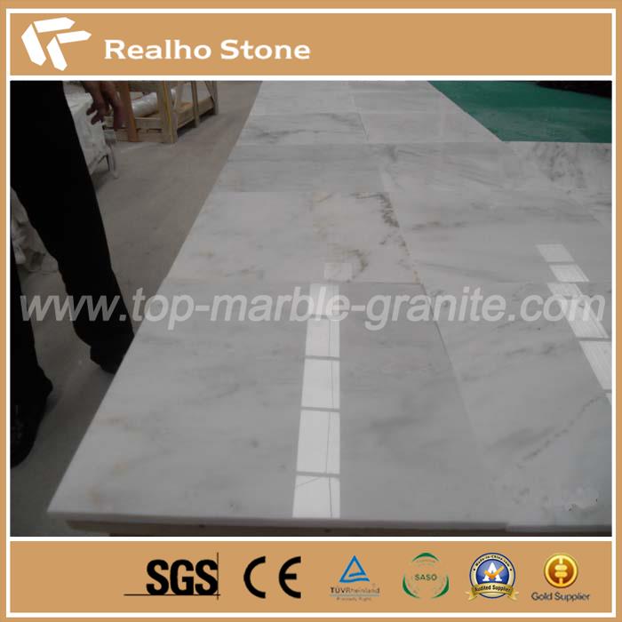 Tuam Tshoj Dawb Marble Pobzeb China White Marble Tiles