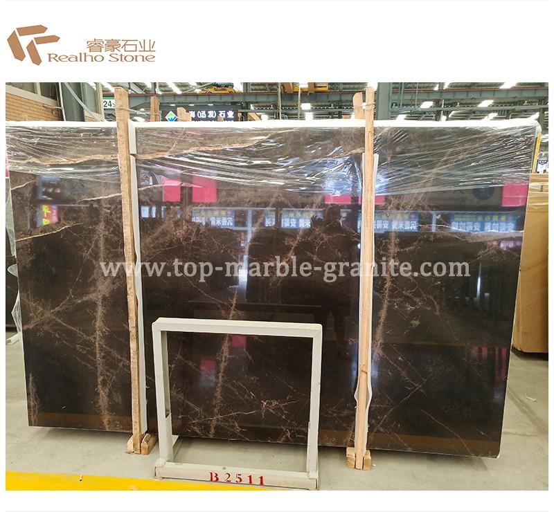 New Chinese Coffee Brown Marble for Wall Cladding 