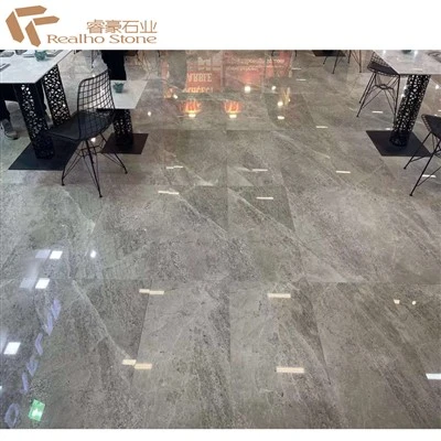 Polished Honed Castal Grey Marble Slab Pem Teb Pobzeb