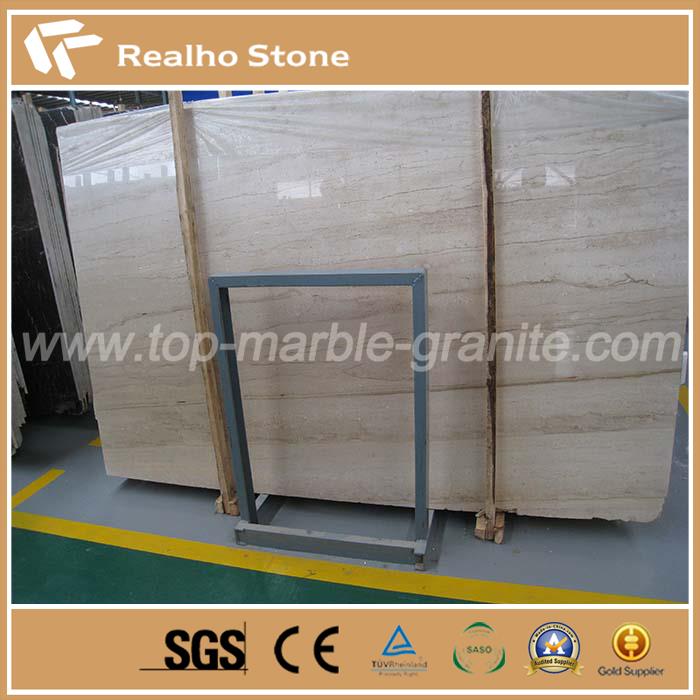 Italian Grey Ntoo Txoj Kev Lag Luam Marble Serpeggiante Daino Tiag Marble Slab