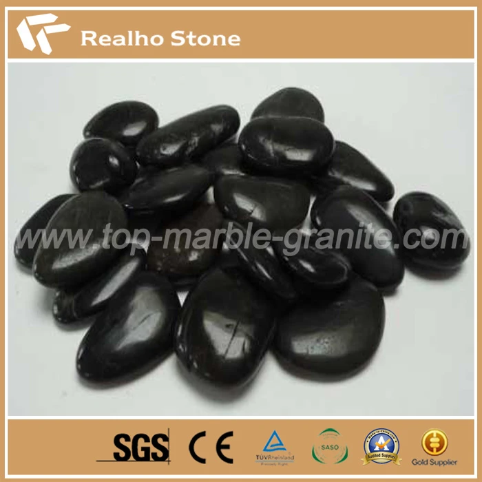 Hniav Ntuj Dej Polished Dub Pebbles Vaj Pob Zeb