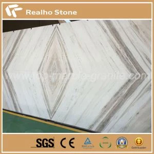 Tus Nqi Loj Big Bookmatched Slab Ltalis Palissandro Classico Dawb Marble