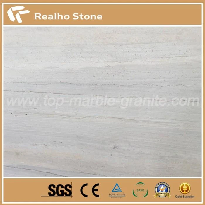 Light Ginkgo Wood Grain Marble Slabs