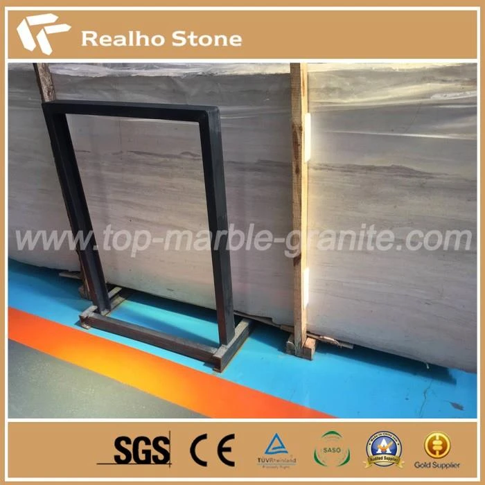 Light Ginkgo Wood Grain Marble Slabs