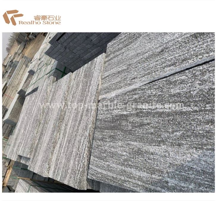 Flamed G302 Santiago Grey Granite Tile