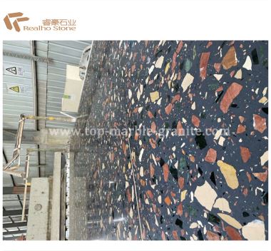Colorfull Terrazzo Slab Phab Ntsa Clading
