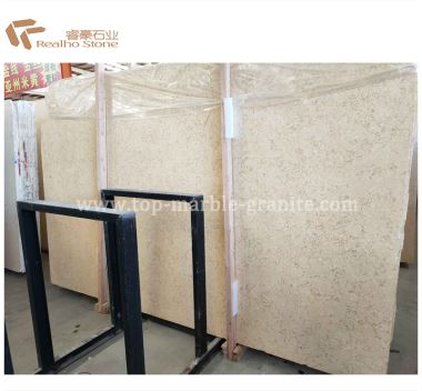 Polished Golden Selvia Beige Marble Slabs