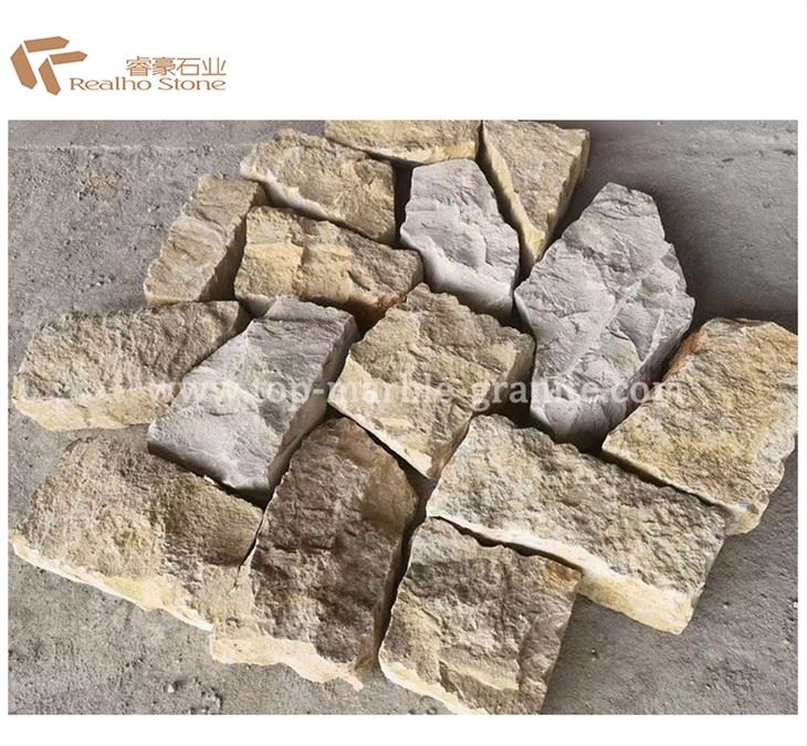Ntuj Limestone Sab nrauv phab ntsa Cladding Vuas