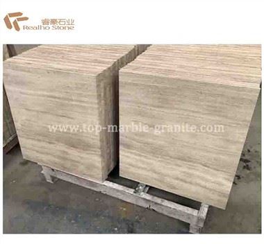 High Quality Dawb Ntoo Marble Vuas Rau Phab Ntsa Cladding