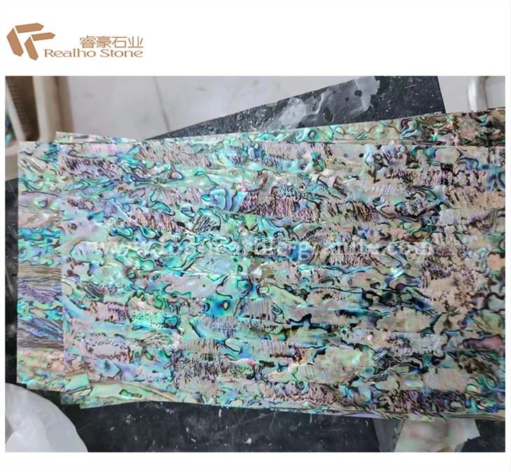 Handmade Sea Plhaub Niam Ntawm Pearl Mosaic Pobzeb